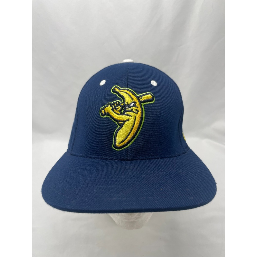 Zephyr Savannah Bananas Navy Blue Baseball Cap Hat Stretch Fit Size XL